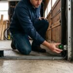 how to reset garage door sensor