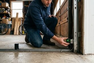 how to reset garage door sensor