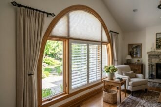 arch window covering