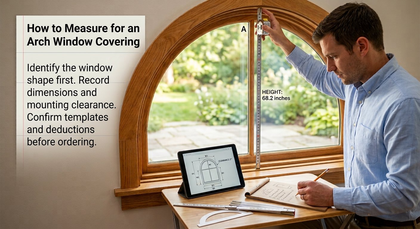 arch window covering