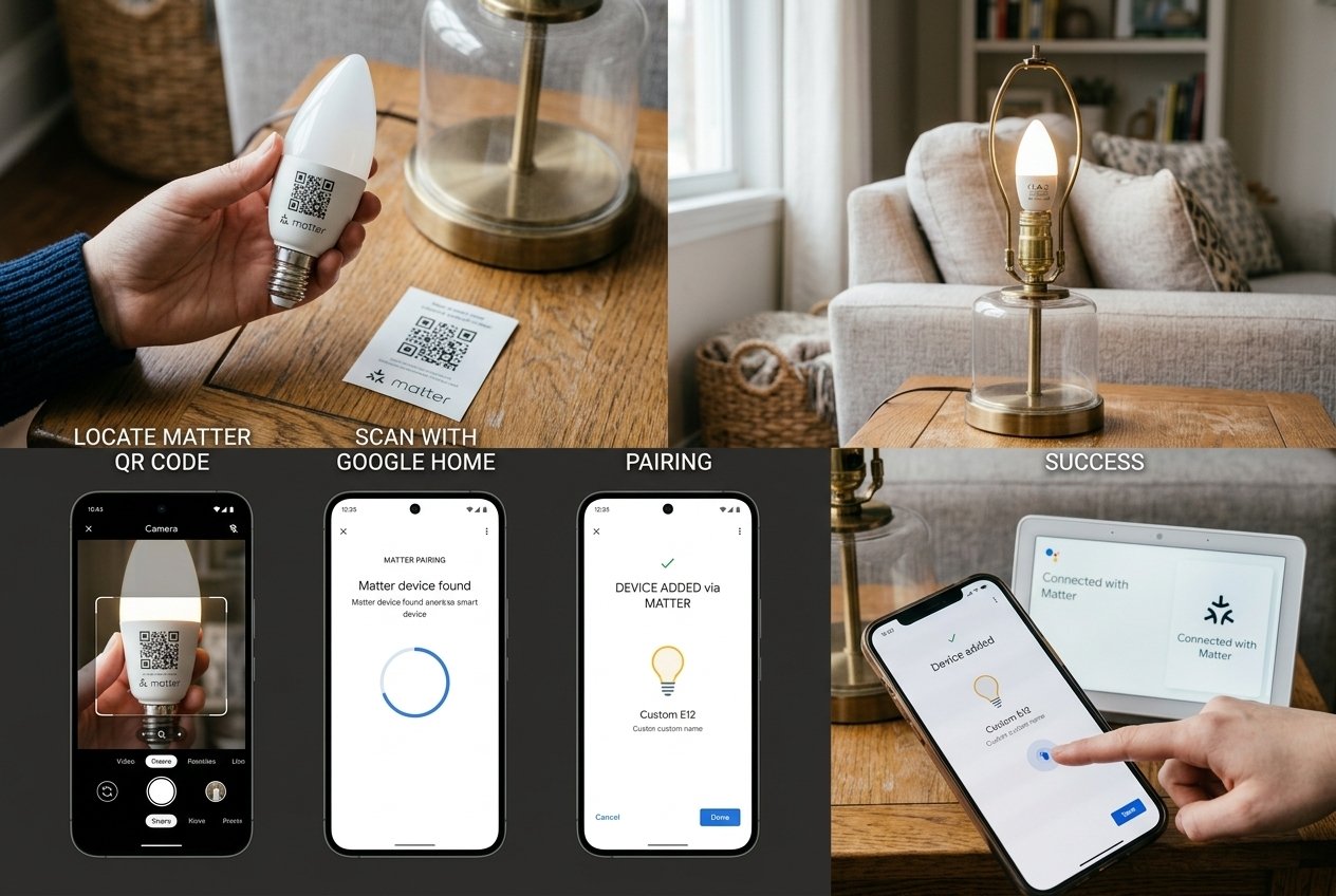 e12 smart bulb google home