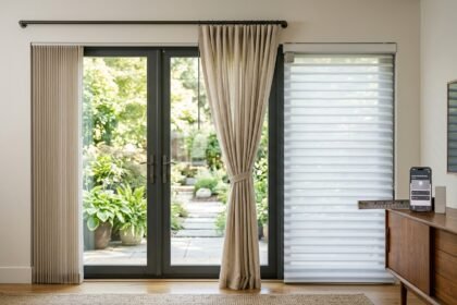 sliding glass door window covering