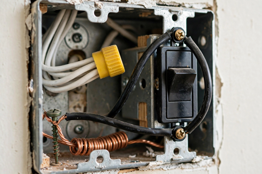 how to identify neutral wire in light switch box