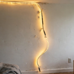 led strip adhesive peeling off wall fix