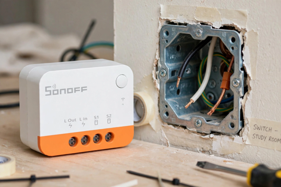 sonoff zbmini l2 no neutral wiring guide