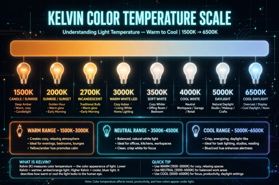 what color temperature at night for better sleep smart lights