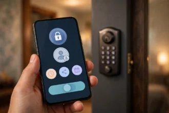 How to add guest code to smart lock temporary access: smartphone app creating a scheduled guest code for a smart lock