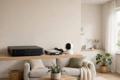 How to store security camera footage locally without cloud: NVR and camera setup at home