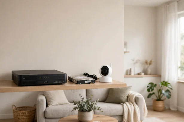How to store security camera footage locally without cloud: NVR and camera setup at home