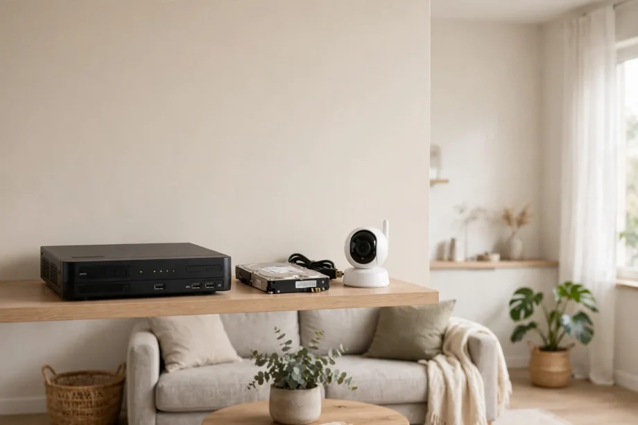 How to store security camera footage locally without cloud: NVR and camera setup at home