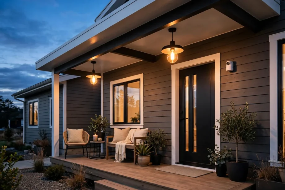 motion sensor porch light automation