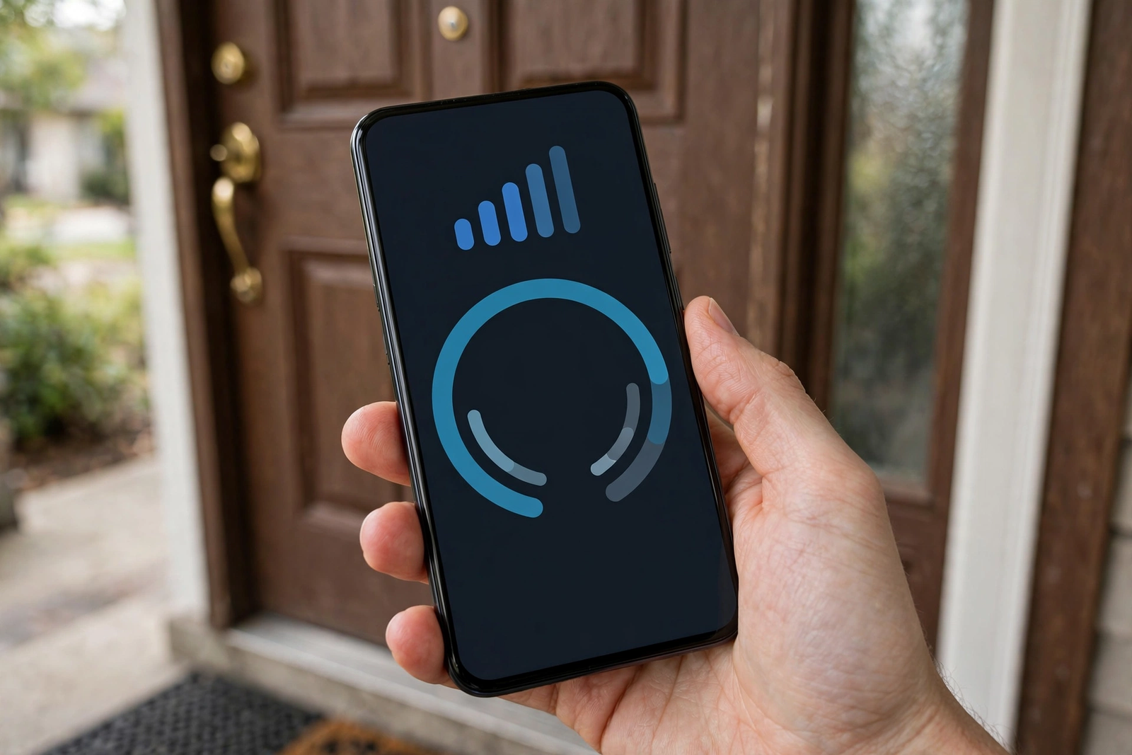 video doorbell weak wifi signal at front door - 1