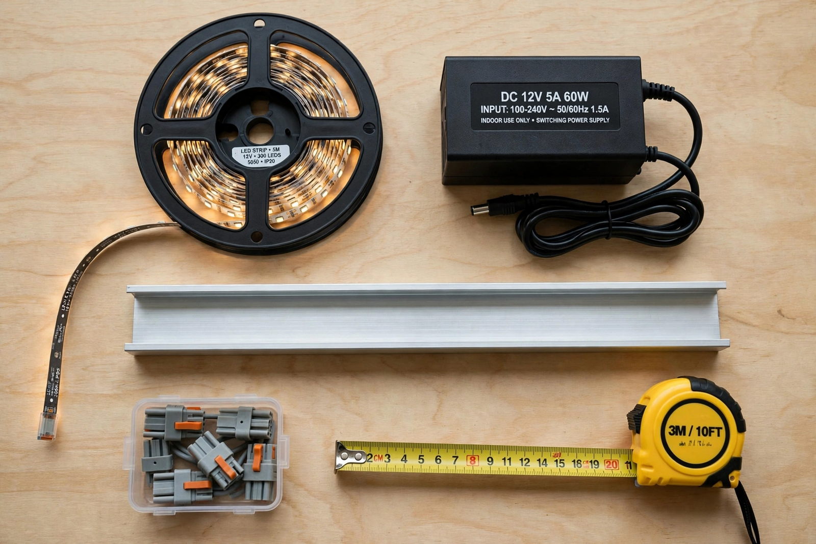 how to install led strip under kitchen cabinets DIY guide - 1