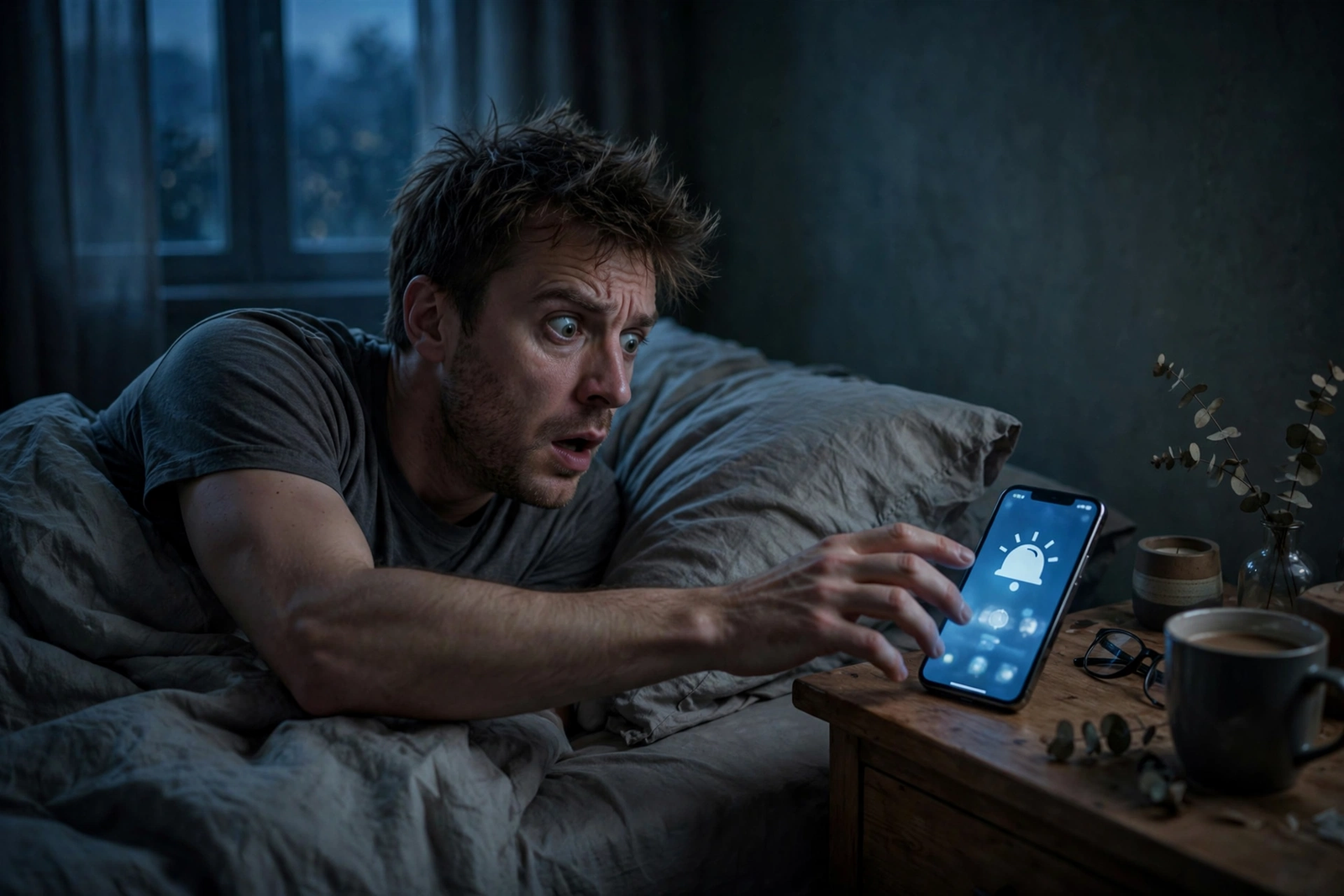 sunrise alarm light setup - 1