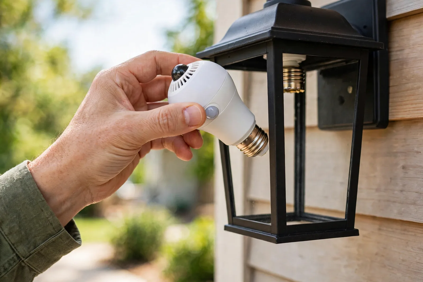 motion sensor porch light automation - 1