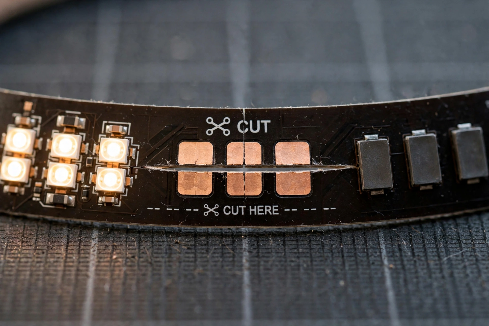 how to solder led strip corners without connectors - 2