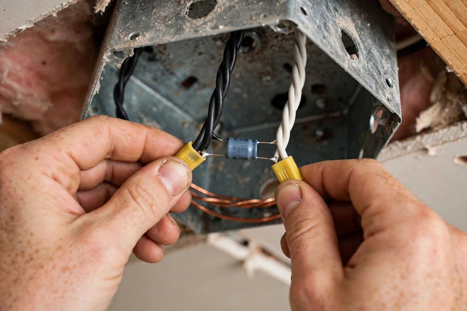 how to install bypass capacitor for smart switch led flickering - 2