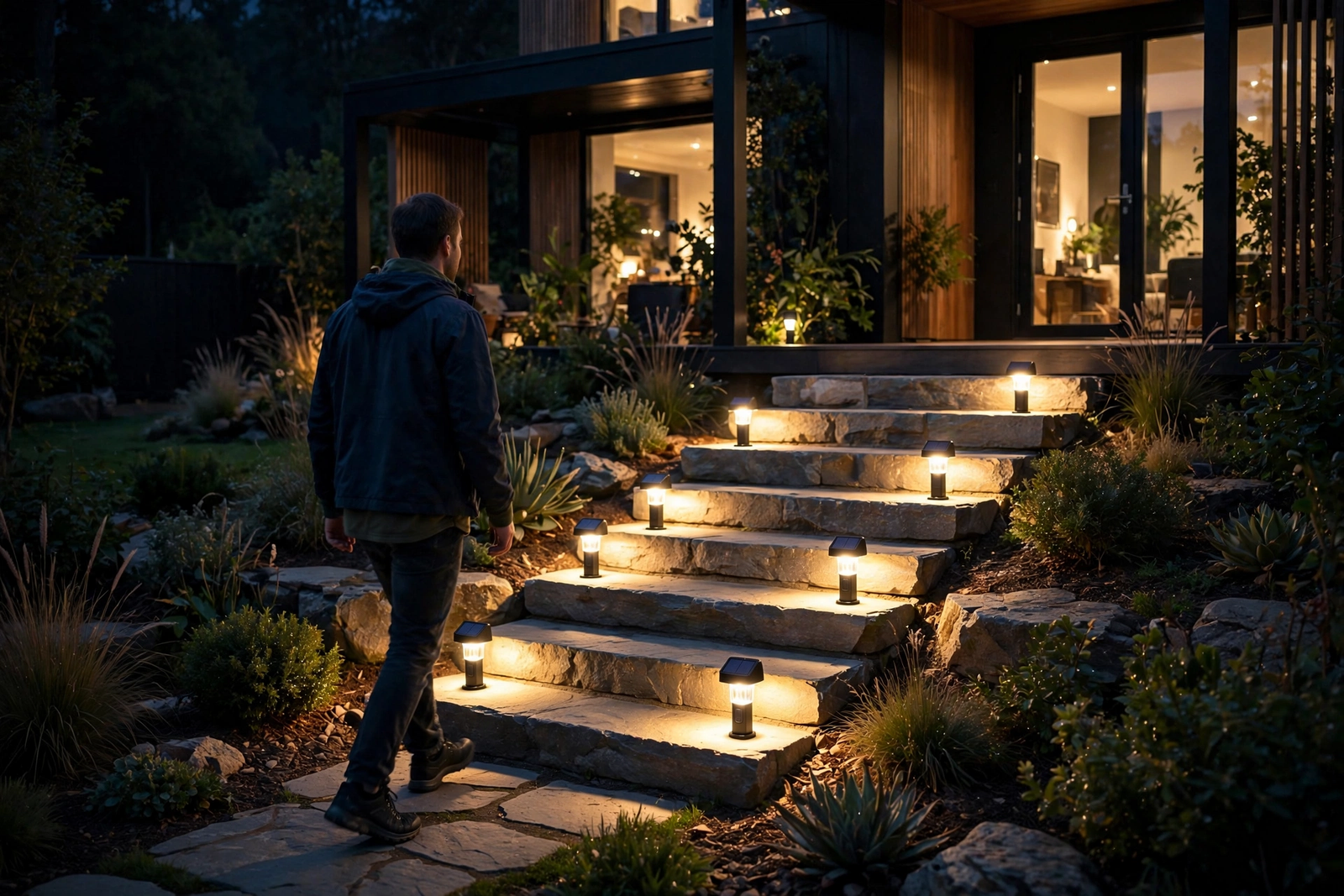 solar smart lights with motion sensor - 2