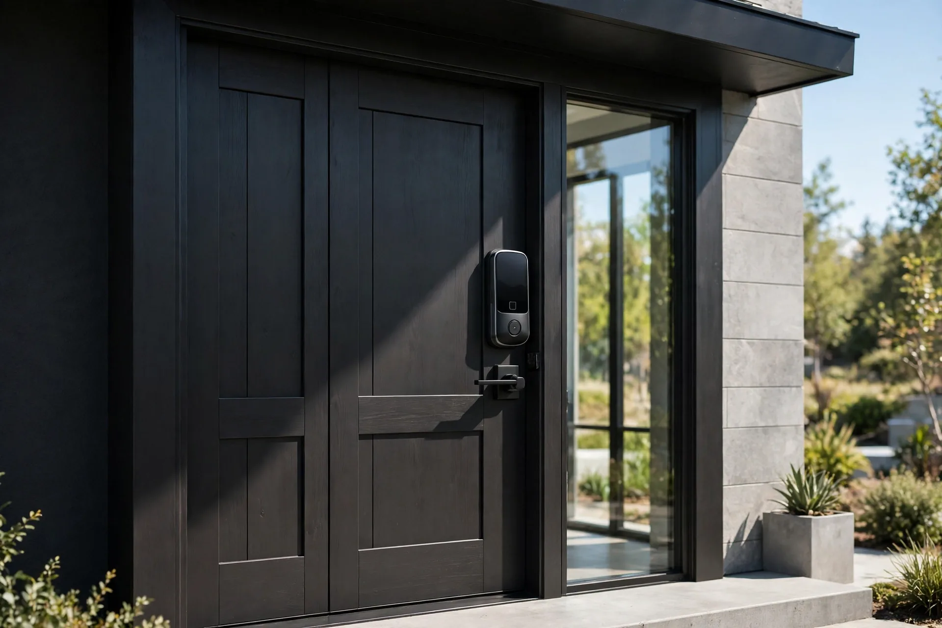 Yale Assure Lock 2 smart deadbolt installed on a front door