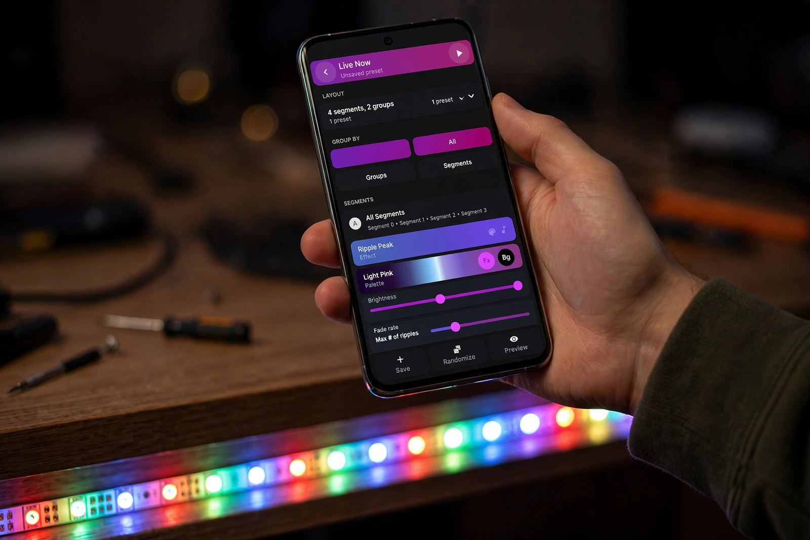 how to setup wled on esp32 for led strips - 3