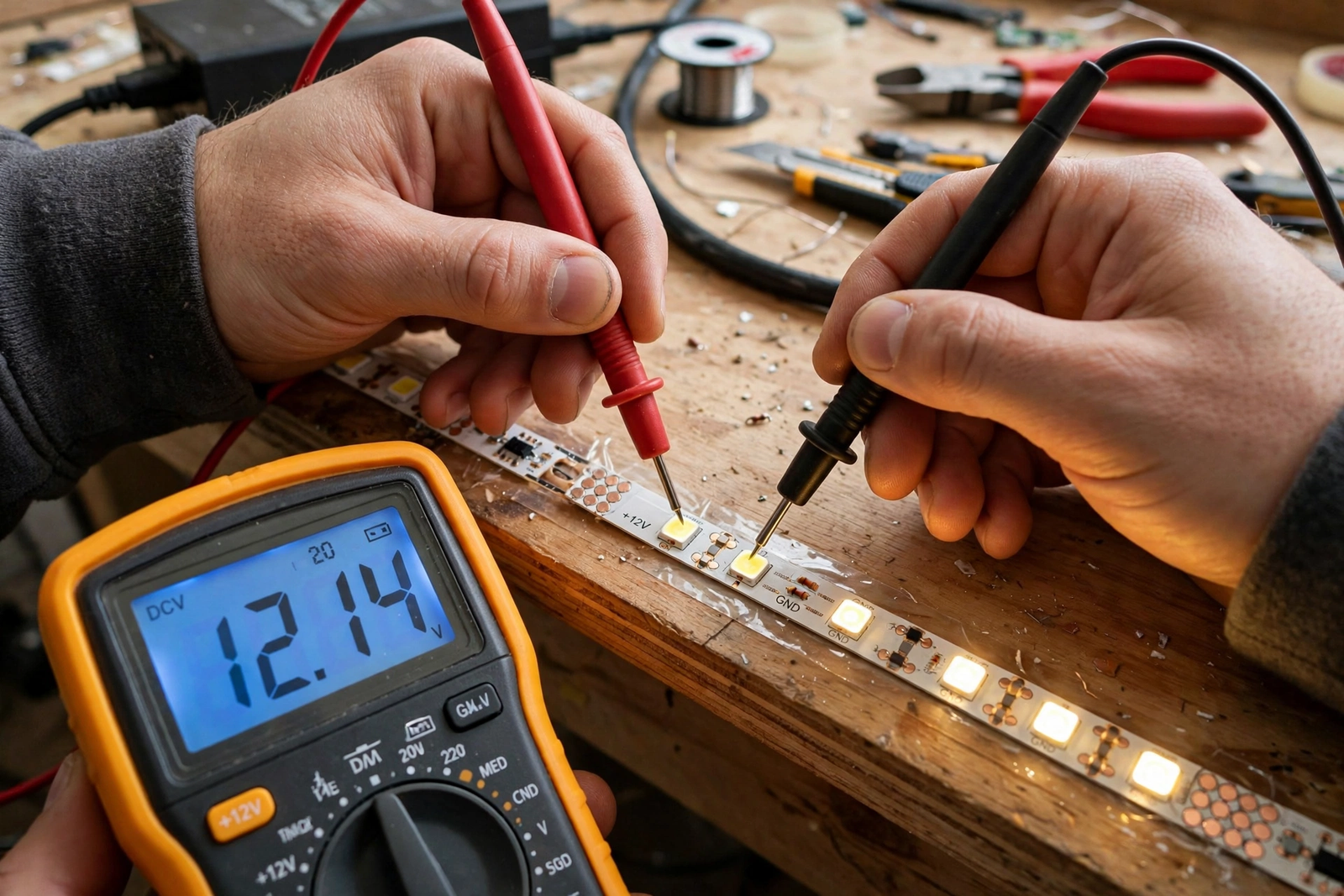 led strip power injection calculation guide voltage drop - 4