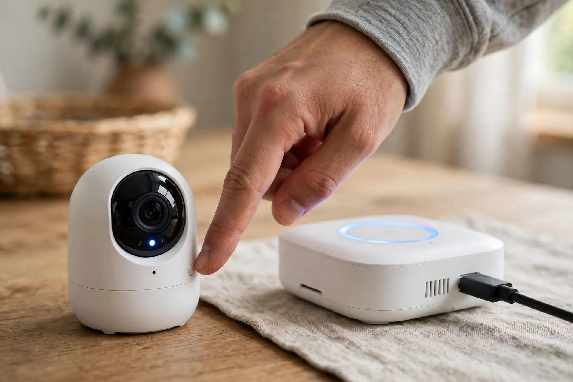 Re-pairing a eufy camera to HomeBase in the app