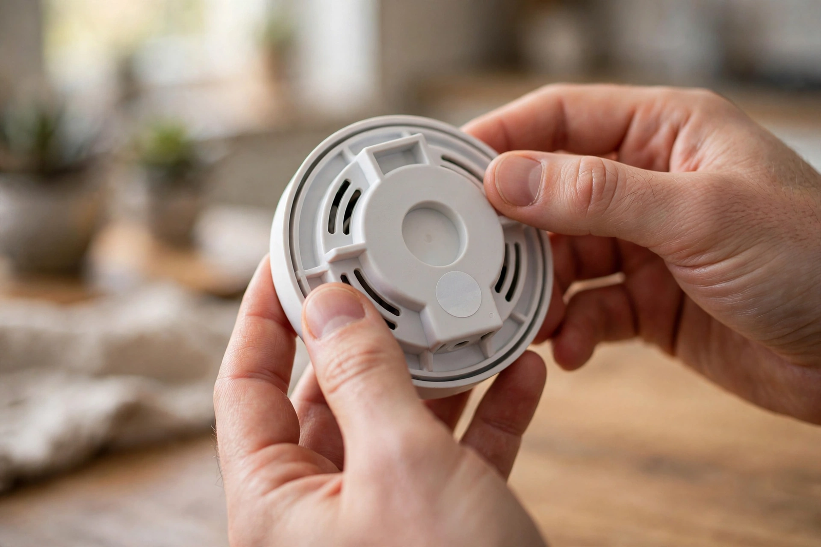 smoke detector blinking red - illustration 5