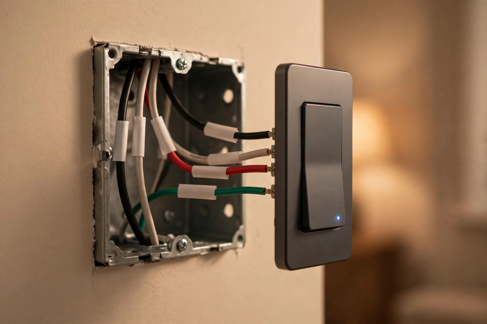 how to identify neutral wire in light switch box - 5