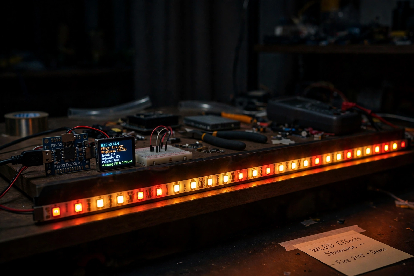 how to setup wled on esp32 for led strips - 5