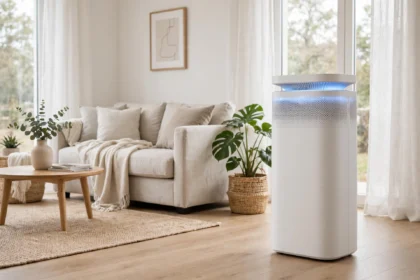 Will an air purifier help with dust — purifier in a clean living room