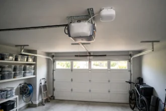 Meross garage controller near an opener for the meross garage door opener guide