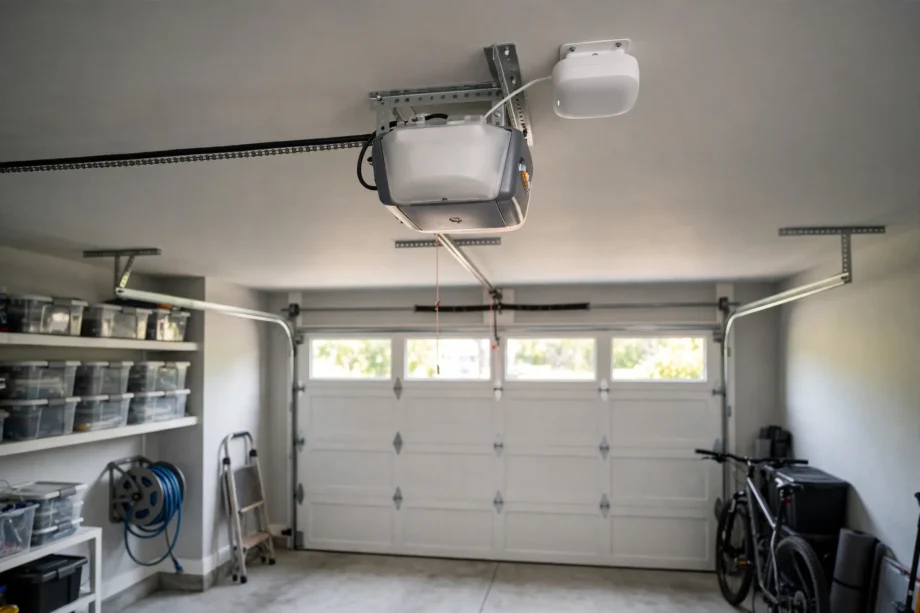 Meross garage controller near an opener for the meross garage door opener guide